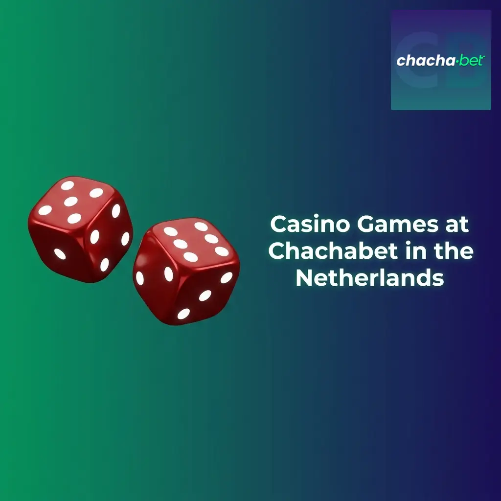 Chachabet casino games in the Netherlands featuring slots, live dealer, table games, jackpots, and more