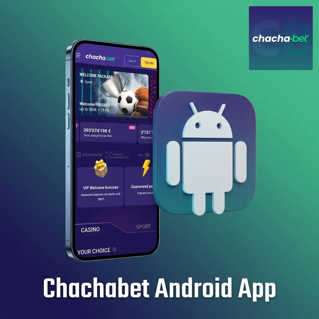 Chachabet Android app for mobile sports betting and casino games in Netherlands, free to download
