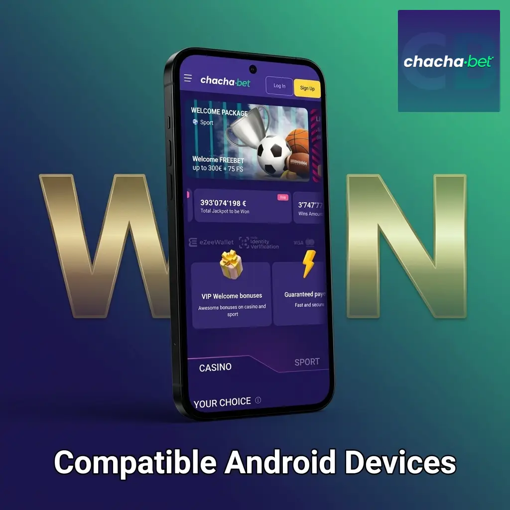 List of Android devices compatible with Chachabet app in Netherlands including Samsung, Google Pixel, OnePlus, Xiaomi, Oppo, Motorola, Huawei
